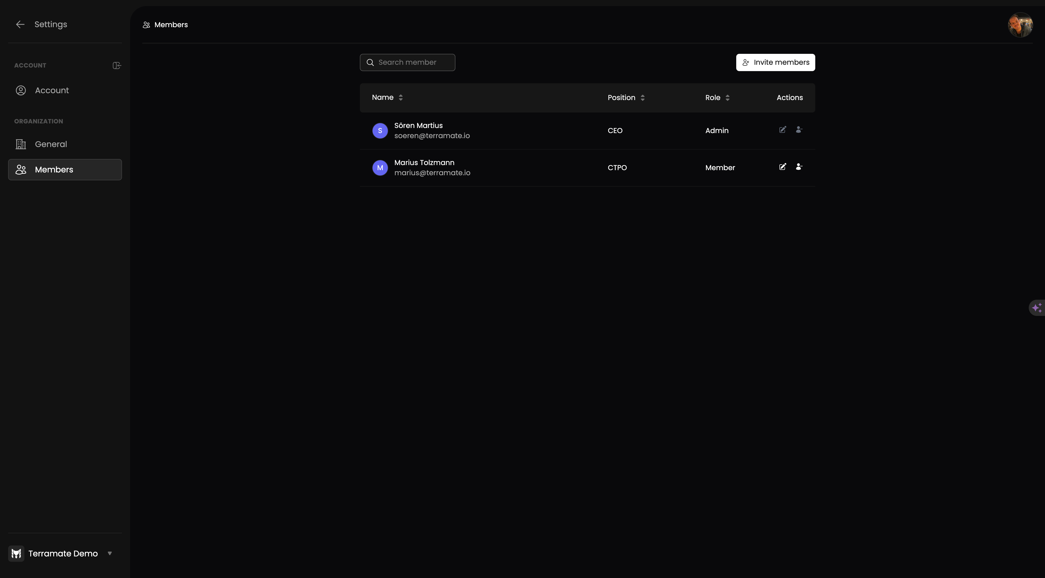 Terramate Cloud Organization User Management Terramate Cloud Organization User Management