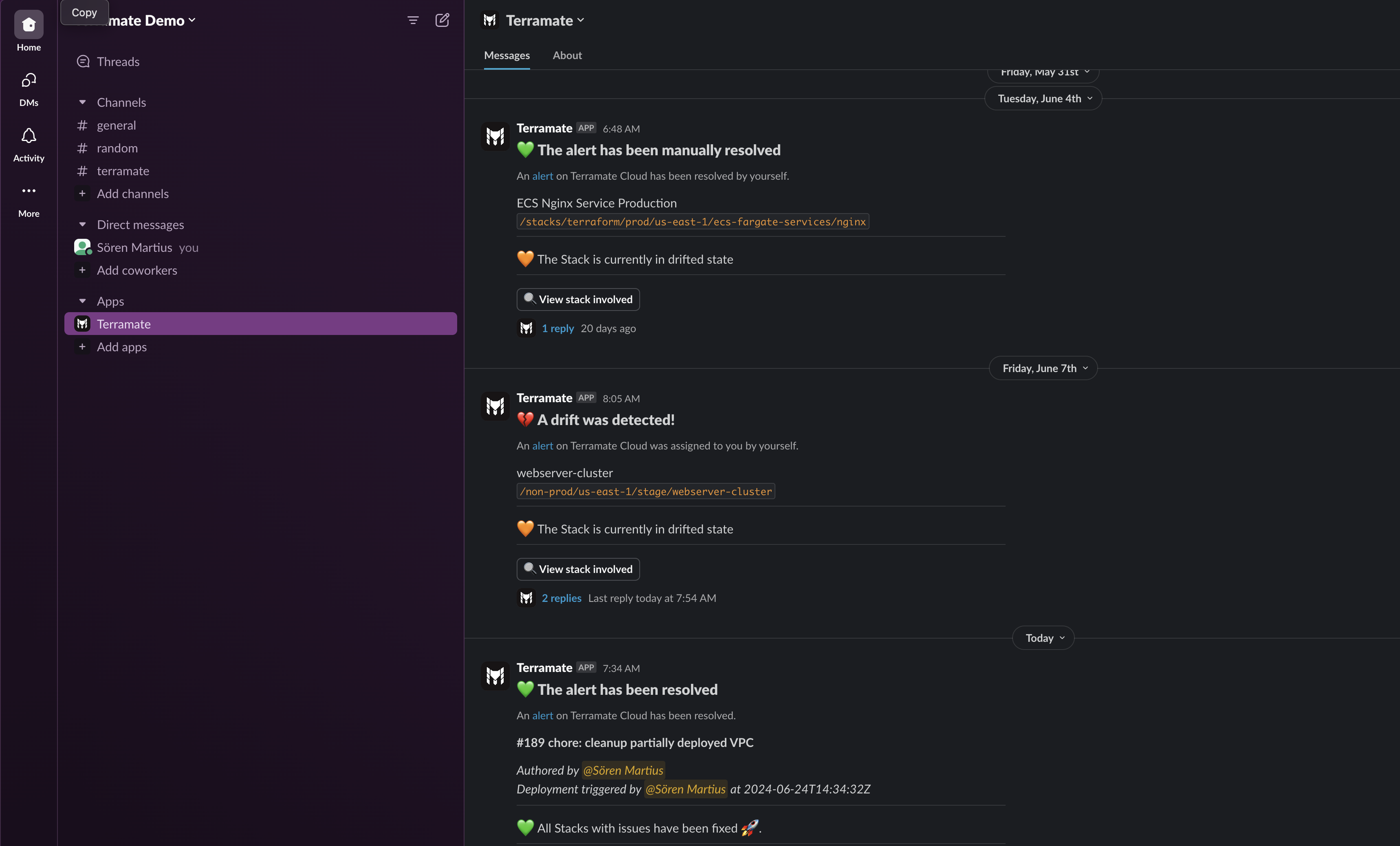 Slack App Workspace Slack App Workspace